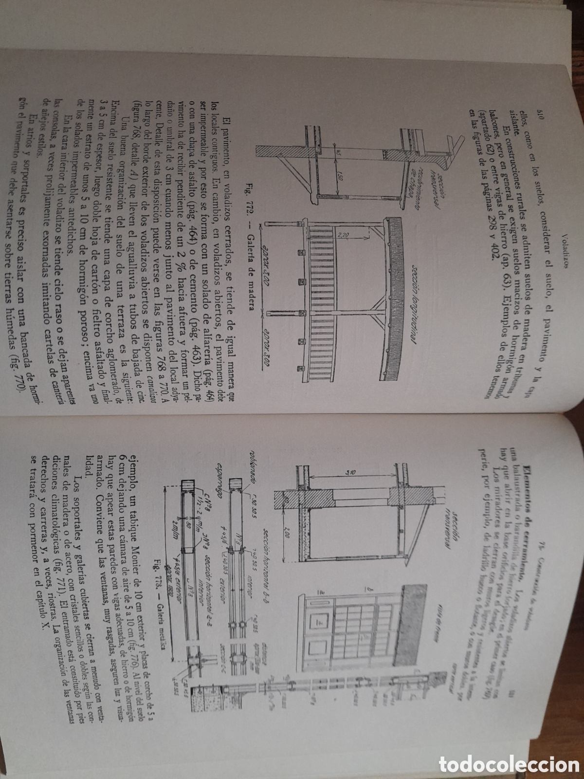 Libros de segunda mano de ciencias: Tratado moderno de la construcci&oacute;n de edificios - Foto 3