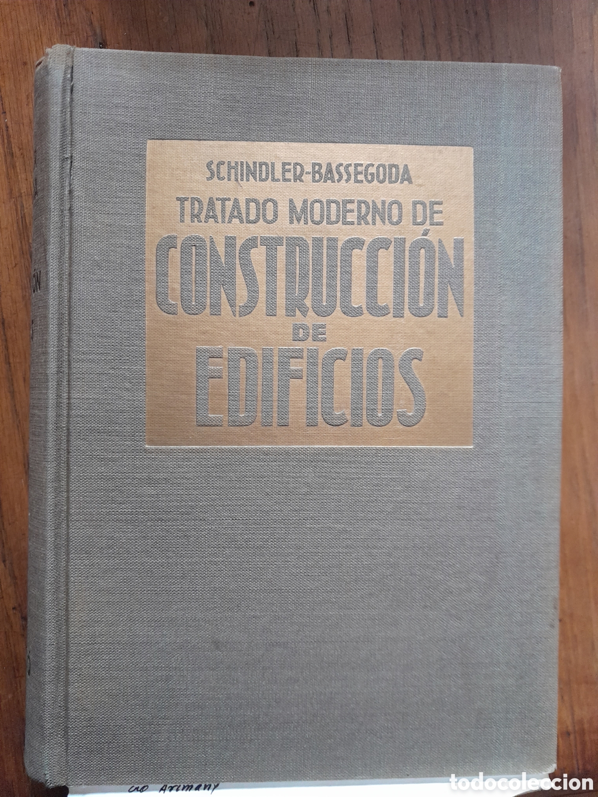 Libros de segunda mano de ciencias: Tratado moderno de la construcci&oacute;n de edificios - Foto 1