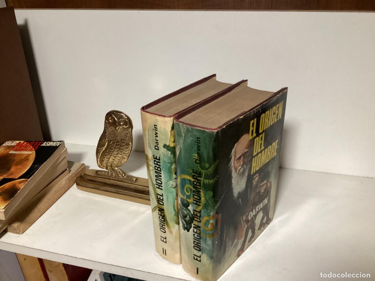 Libros de segunda mano: EL ORIGEN DEL HOMBRE / DARWIN / 2 TOMOS / EDICIONES PETRONIO 1973 - Foto 4