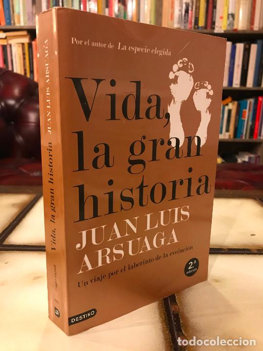 Libros de segunda mano: Vida, la gran historia. Juan Luis Arsuaga. - Foto 1
