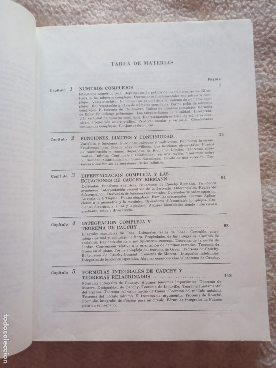 Libros de segunda mano de ciencias: Variable Compleja, Serie Schaum, Murray y R. Spiegel - Foto 2