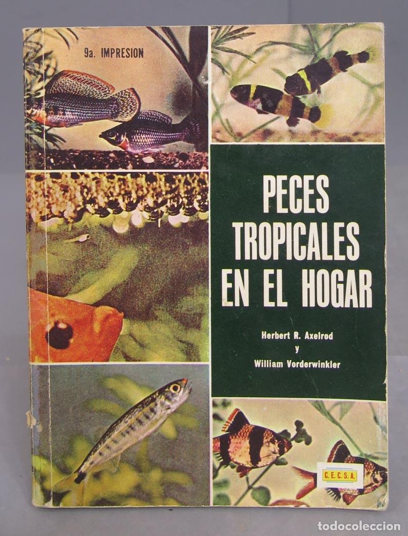 Libros de segunda mano: Peces tropicales en el hogar. Axelrod - Foto 1