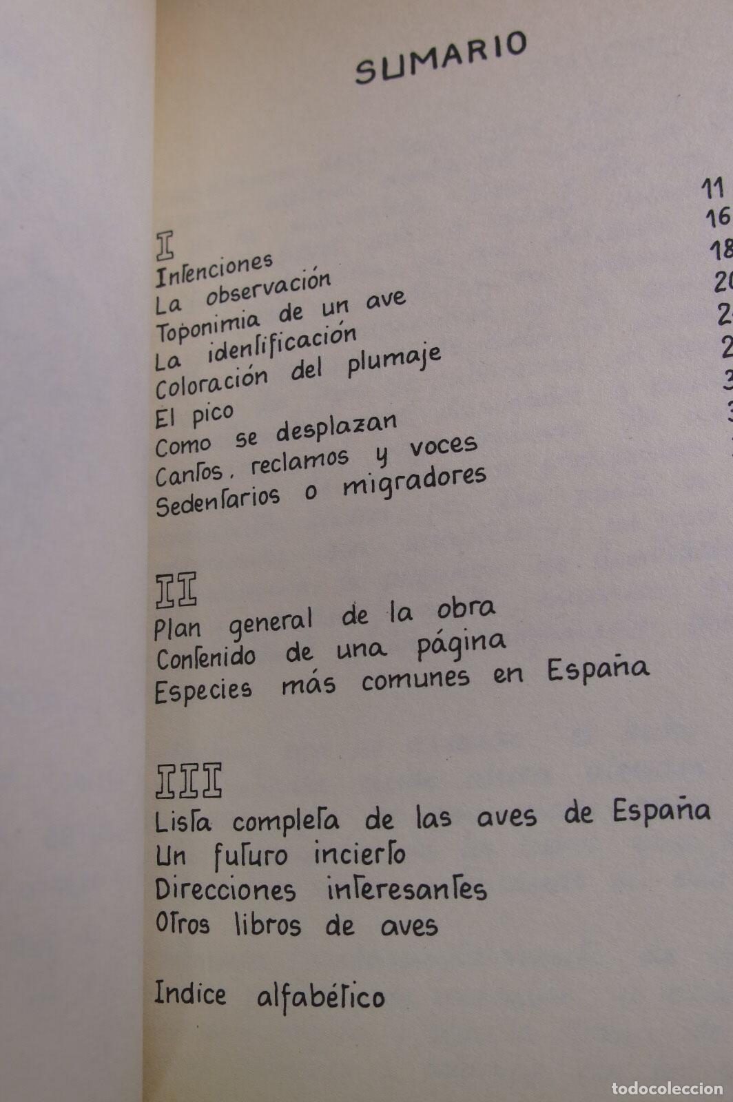 Libros de segunda mano: Los p&aacute;jaros. Antonio Sacrist&aacute;n - Foto 2