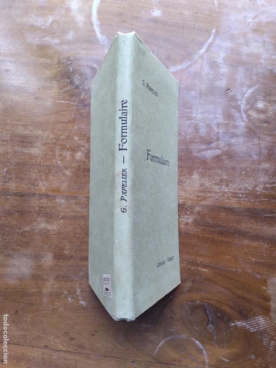 Libros de segunda mano de ciencias: Formulaire de mathematiques apreciables 1937 - Foto 7