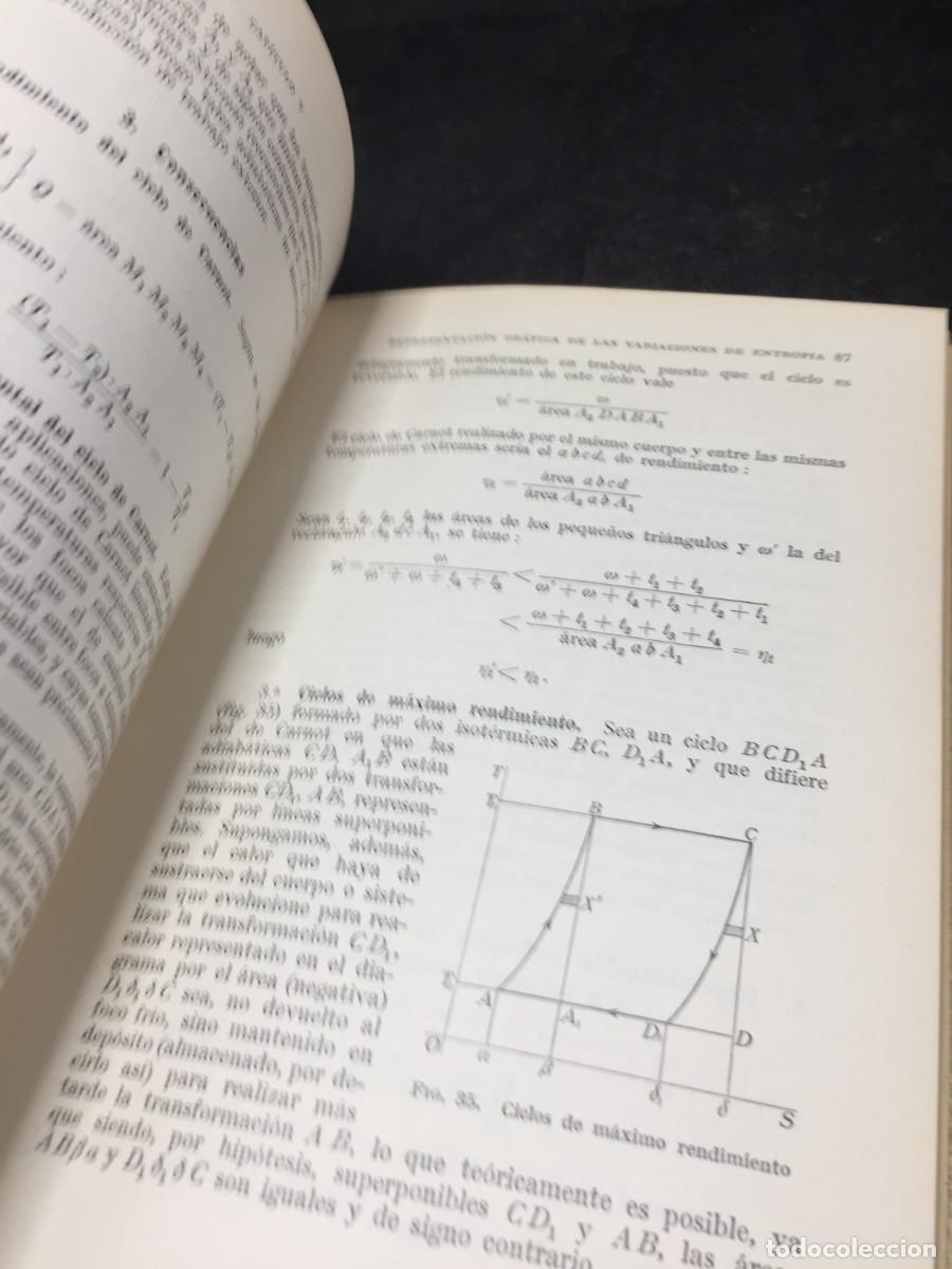 Libros de segunda mano de ciencias: Termodin&aacute;mica aplicada. M. Lucini, editorial Labor 1940 - Foto 7