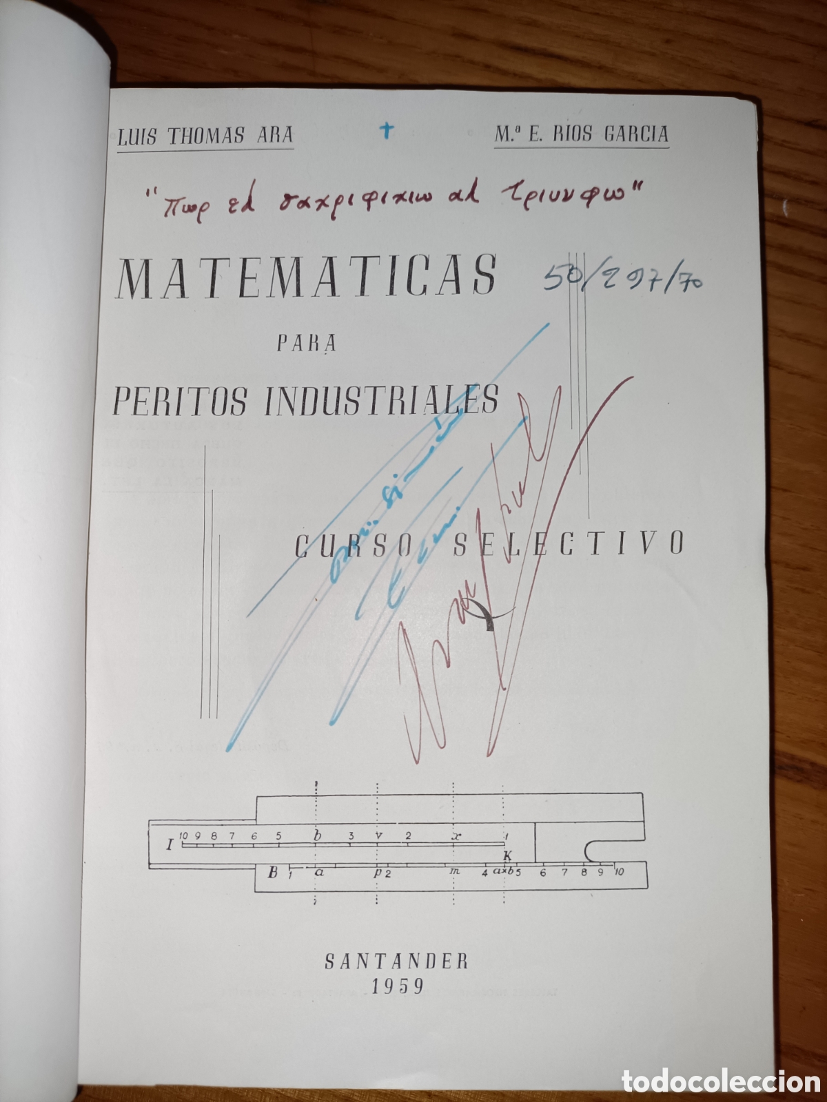 Libri di seconda mano: Matem&aacute;ticas para peritos industriales. Geometr&iacute;a descriptiva. Ara. R&iacute;os Garc&iacute;a. 1959