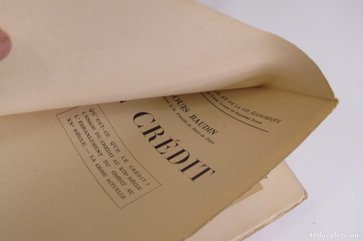 Libros de segunda mano de ciencias: Le cr&eacute;dit. BAUDIN - Foto 2