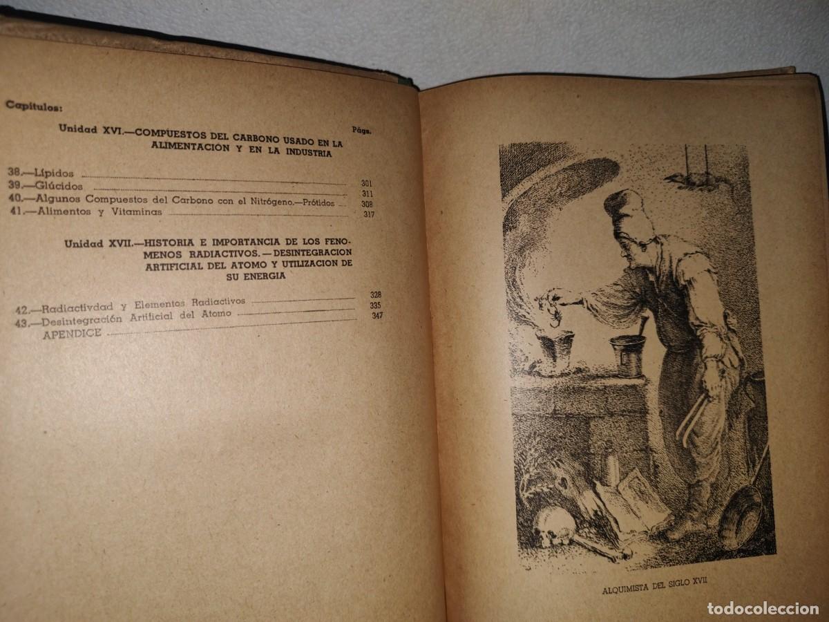 Libros de segunda mano de ciencias: 70- CURSO ELEMENTAL DE QU&Iacute;MICA - ING. R. DOM&Iacute;NGUEZ R. - 1948 - Foto 8
