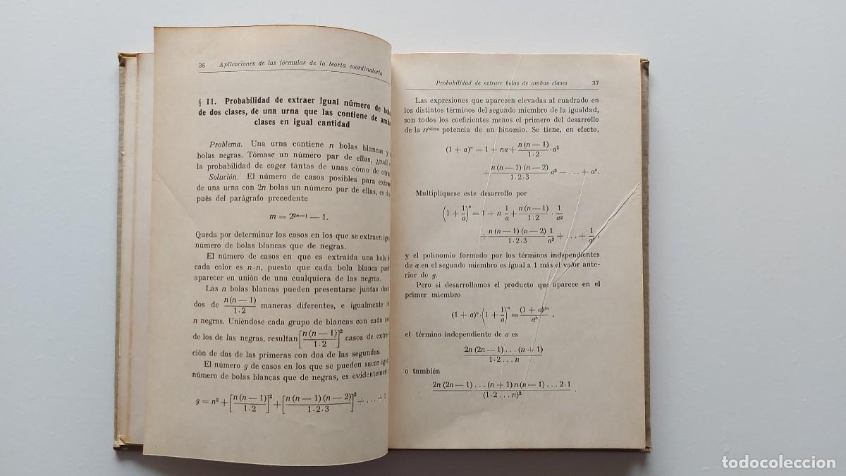 Libros de segunda mano de ciencias: MANUALES TECNICOS LABOR (CALCULO DE PROBABILIDADES) - Foto 8
