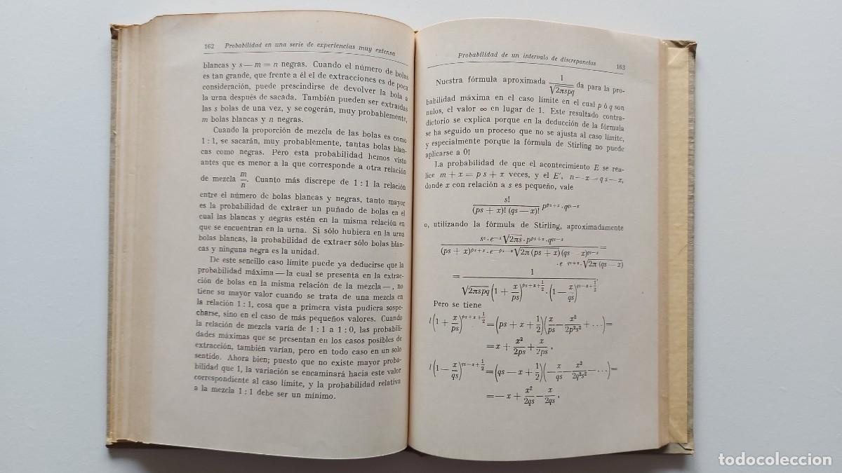 Libros de segunda mano de ciencias: MANUALES TECNICOS LABOR (CALCULO DE PROBABILIDADES) - Foto 10