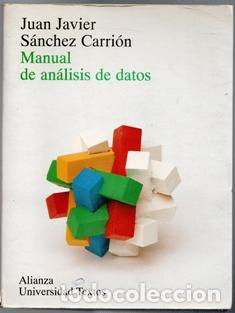 Libros de segunda mano de ciencias: Manual de An&aacute;lisis de datos, Juan Javier S&aacute;nchez Carri&oacute;n - Foto 1