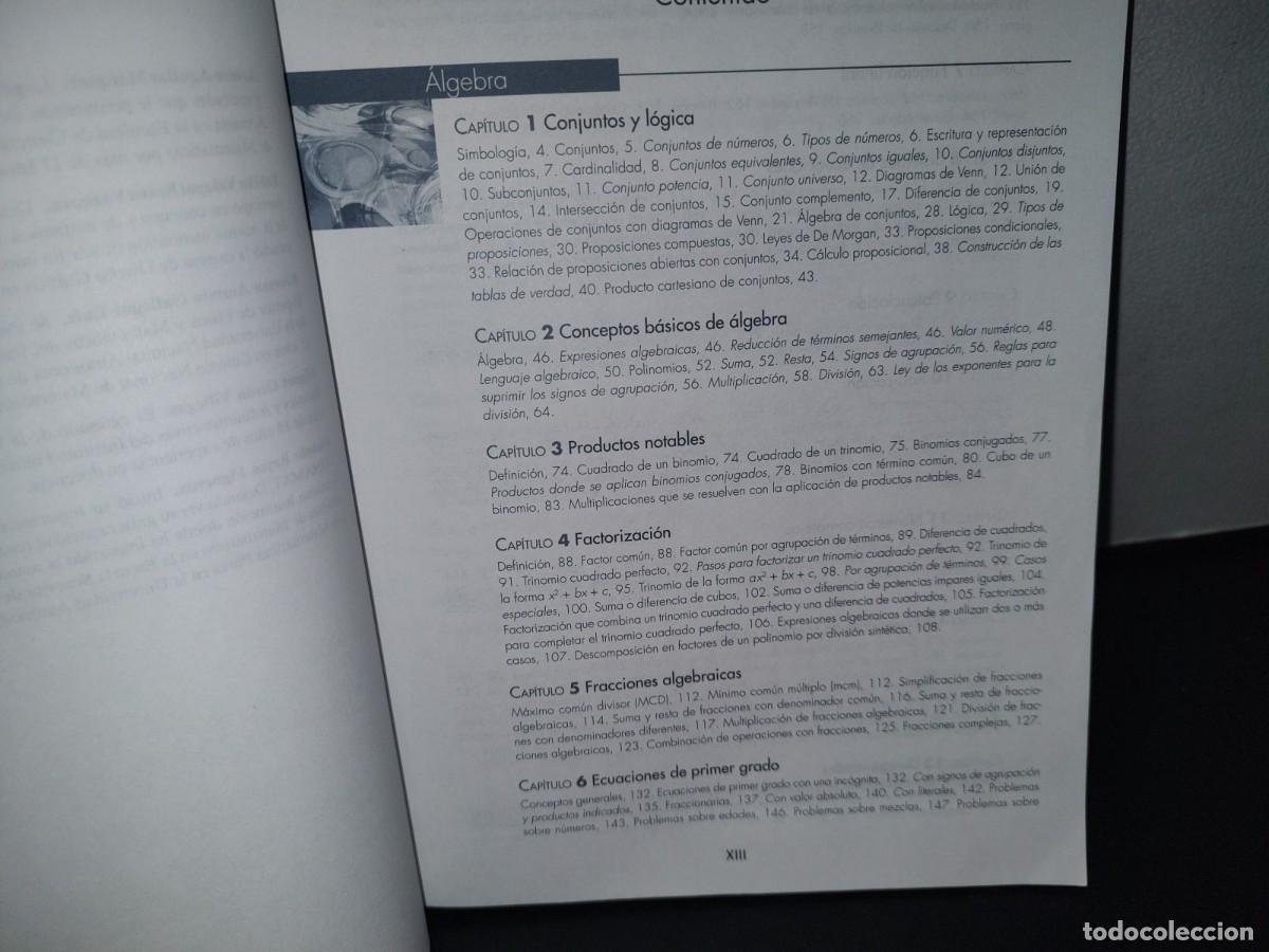 Libros de segunda mano de ciencias: 29- &Aacute;LGEBRA. COLEGIO NACIONAL DE MATEM&Aacute;TICAS - PEARSON - 2009 - Foto 4