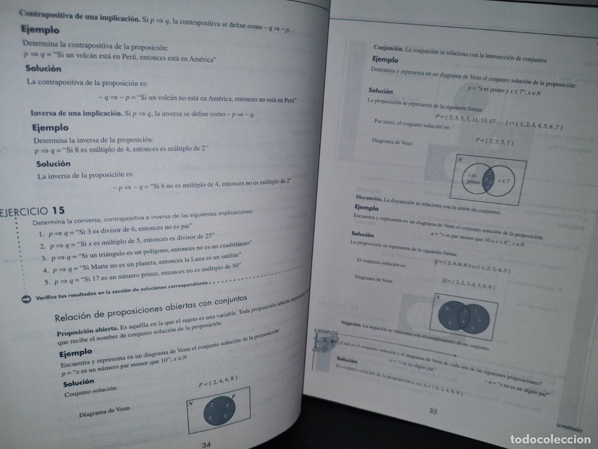 Libros de segunda mano de ciencias: 29- &Aacute;LGEBRA. COLEGIO NACIONAL DE MATEM&Aacute;TICAS - PEARSON - 2009 - Foto 7