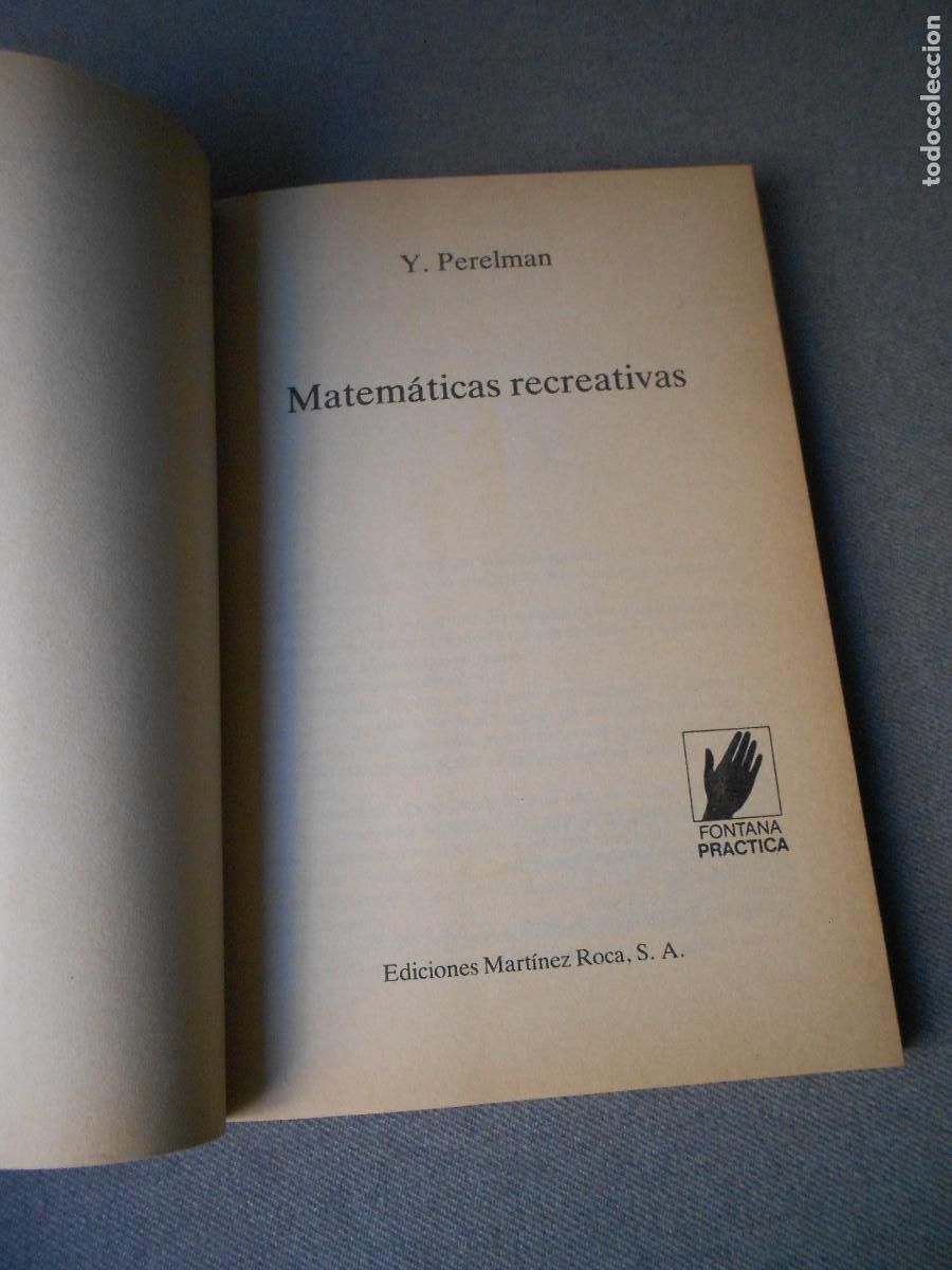 Libros de segunda mano de ciencias: MATEMATICAS RECREATIVAS - Foto 2