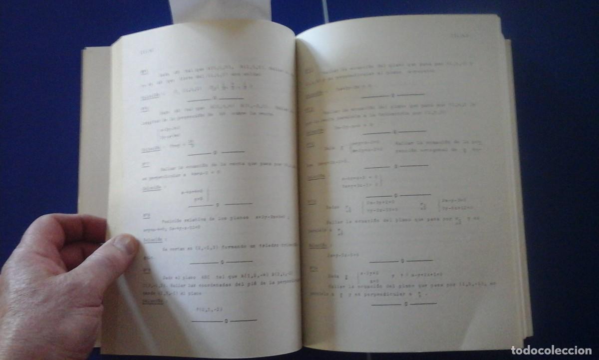 Libros de segunda mano de ciencias: PROBLEMAS DE &Aacute;LGEBRA Y ANAL&Iacute;TICA (e indicaciones Te&oacute;rico-pr&aacute;cticas). (Madrid, 1978). - Foto 4