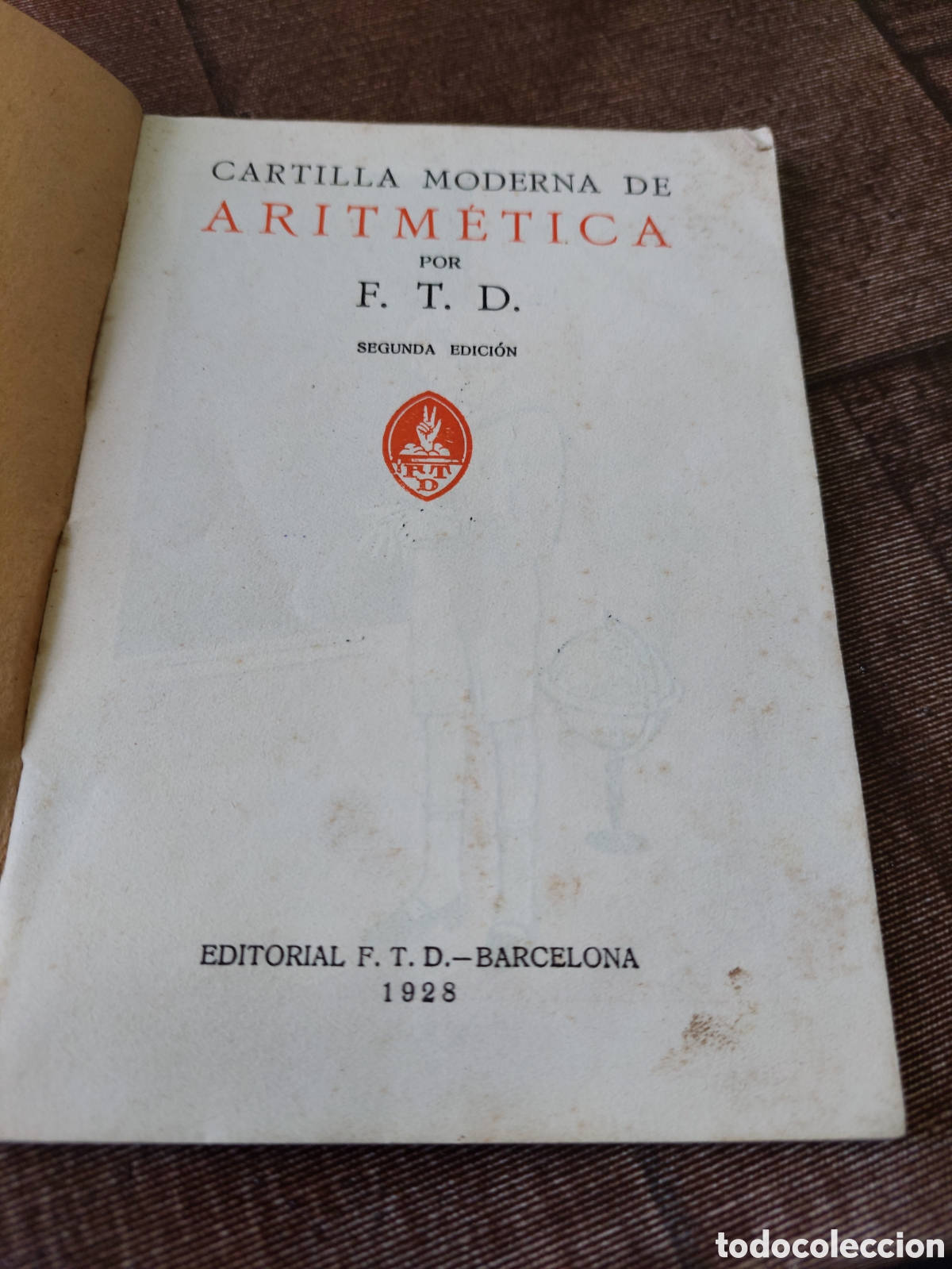 Libros de segunda mano de ciencias: Cartilla Moderna Aritm&eacute;tica - Foto 2