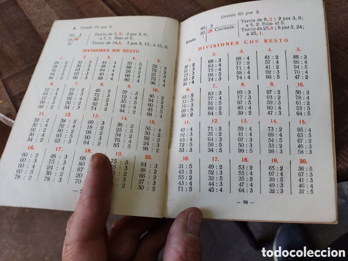 Libros de segunda mano de ciencias: Cartilla Moderna Aritm&eacute;tica - Foto 5