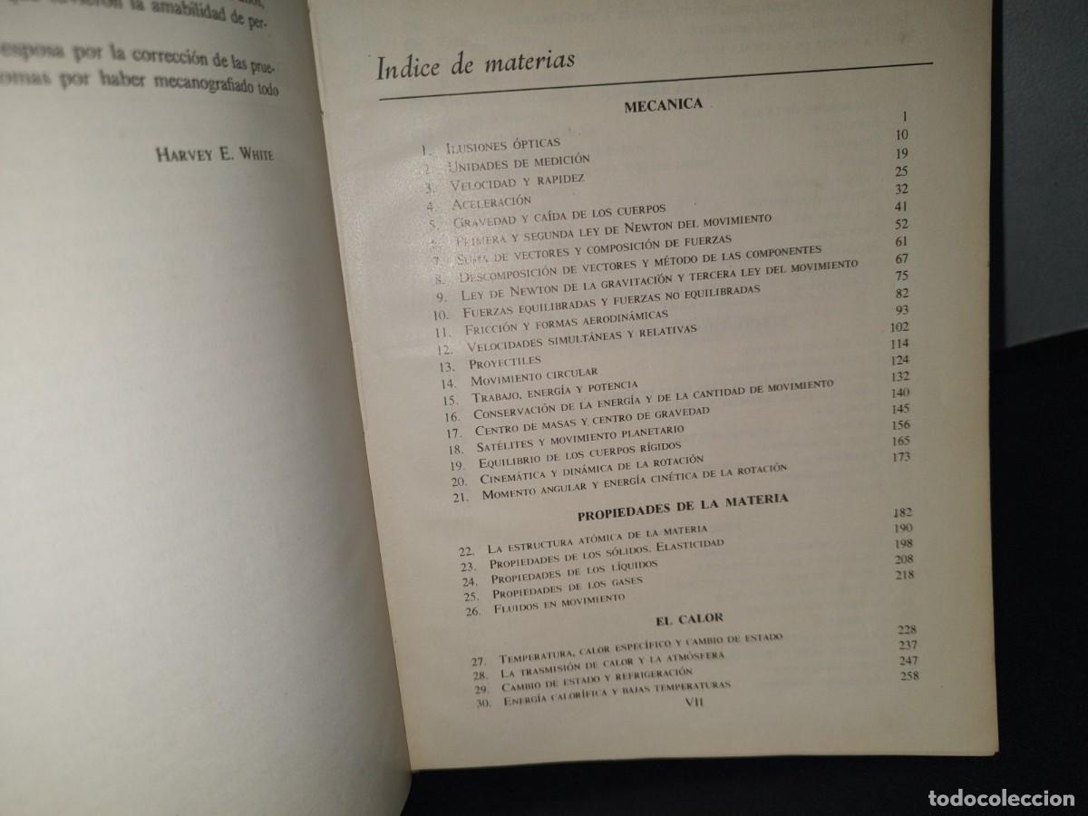 Libros de segunda mano de ciencias: 34- F&Iacute;SICA MODERNA - HARVEY E. WHITE - 1962 - Foto 6