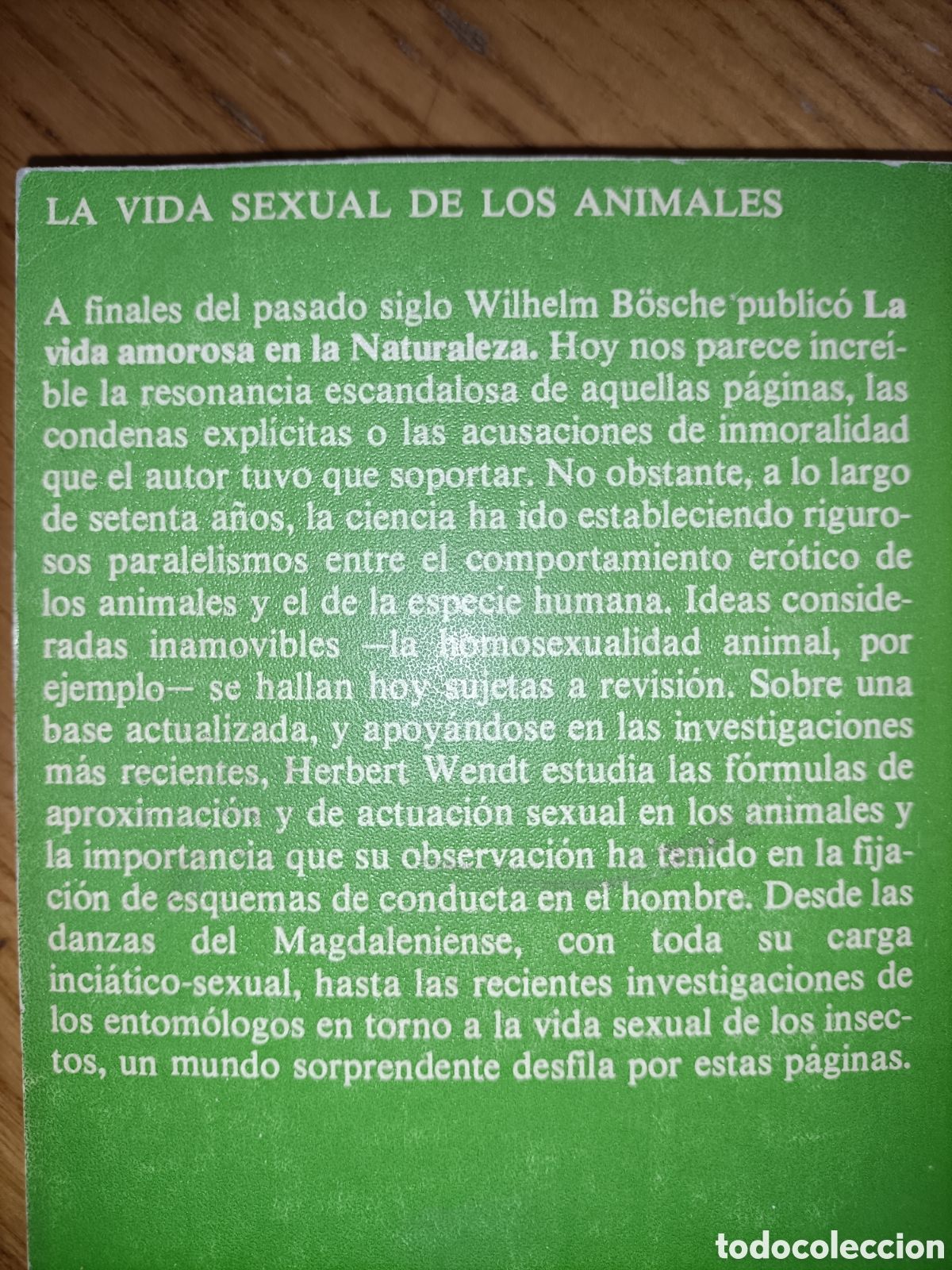 Libros de segunda mano: La vida sexual de los animales. Herbert Wendt - Foto 2