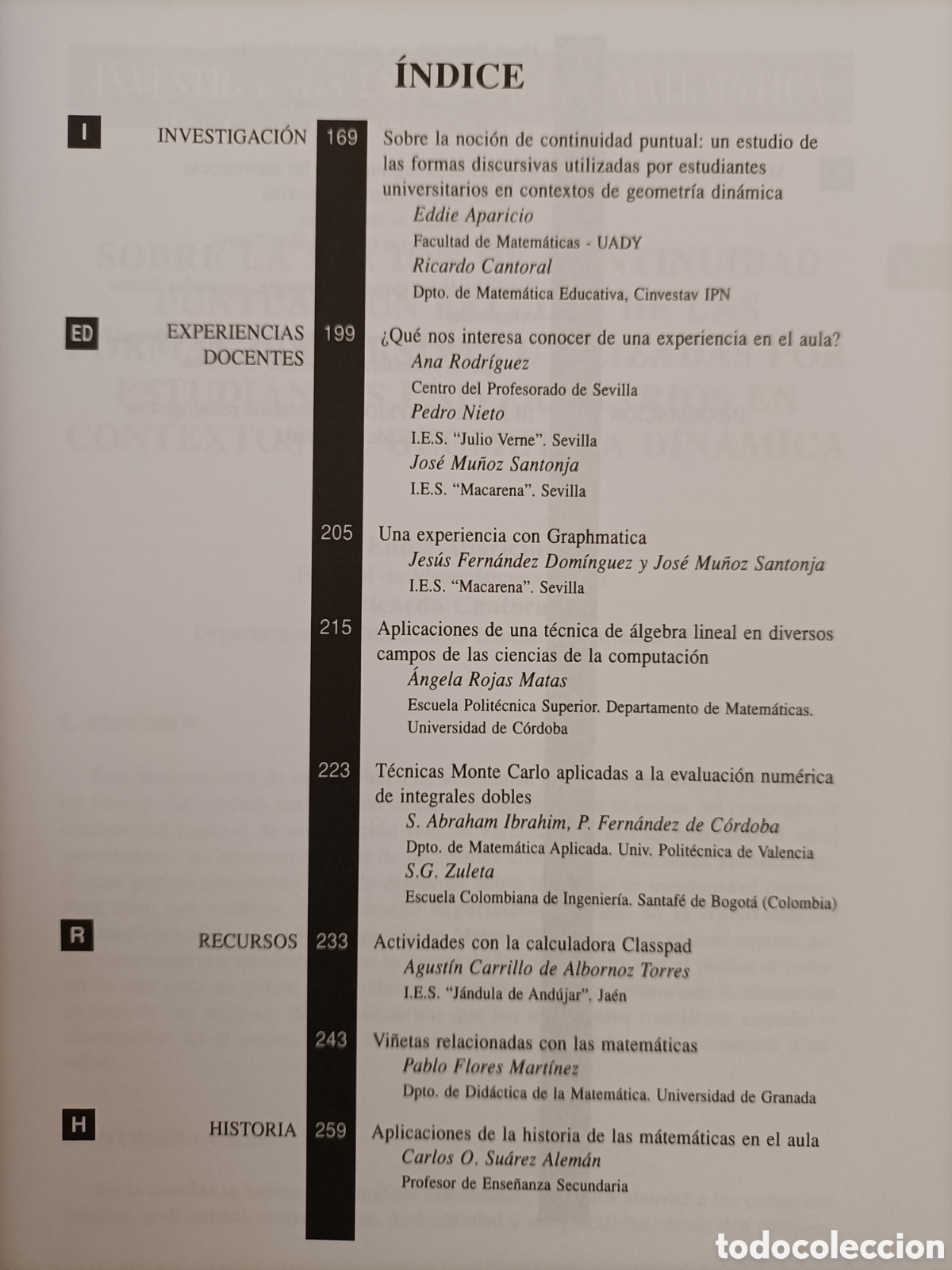 Libros de segunda mano de ciencias: Epsilon 56. 2003. Revista de matem&aacute;ticas - Foto 2