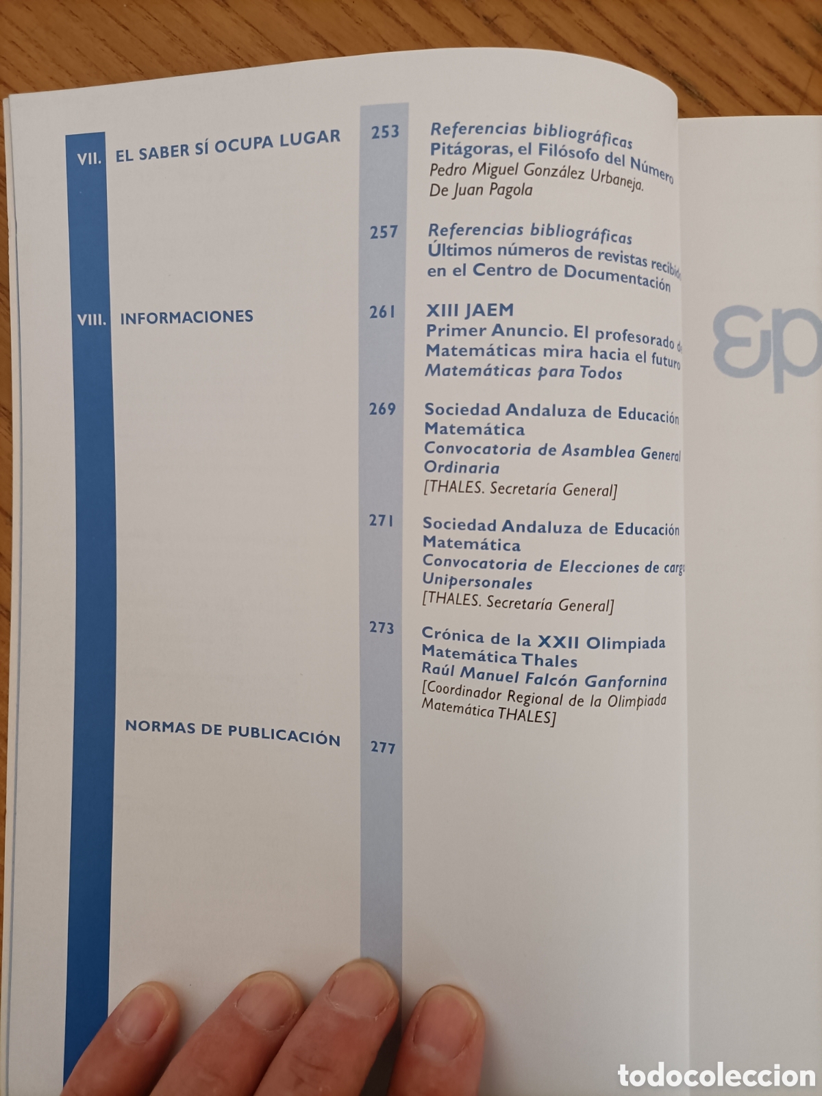 Libros de segunda mano de ciencias: Epsilon 62. 2005. Revista de matem&aacute;ticas - Foto 3