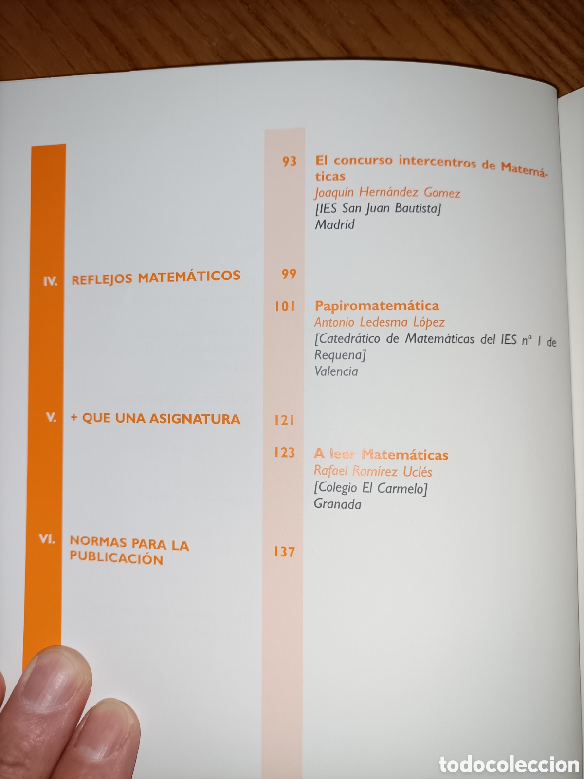 Libros de segunda mano de ciencias: Epsilon 68. 2007. Revista de matem&aacute;ticas - Foto 3