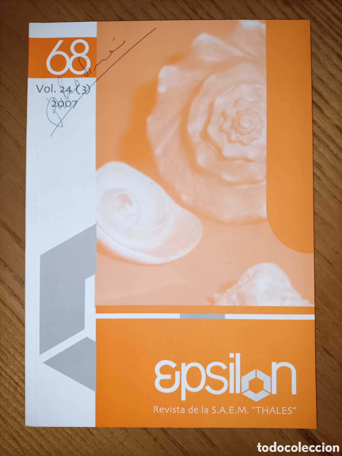 Libros de segunda mano de ciencias: Epsilon 68. 2007. Revista de matem&aacute;ticas - Foto 1