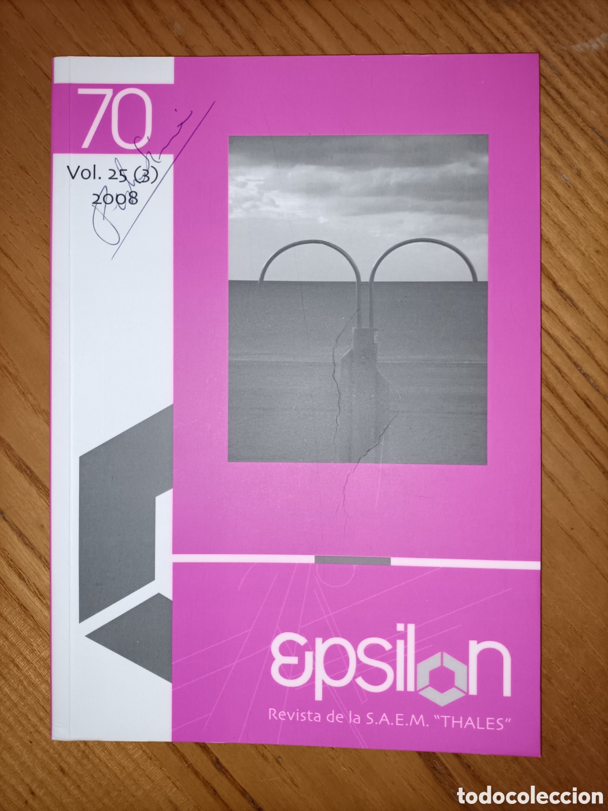Libros de segunda mano de ciencias: Epsilon 70. 2008. Revista de matem&aacute;ticas - Foto 1