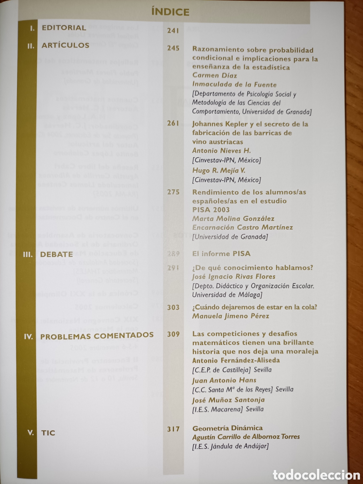 Libros de segunda mano de ciencias: Epsilon 58, 59 y 60. 2004. Revista de matem&aacute;ticas - Foto 3
