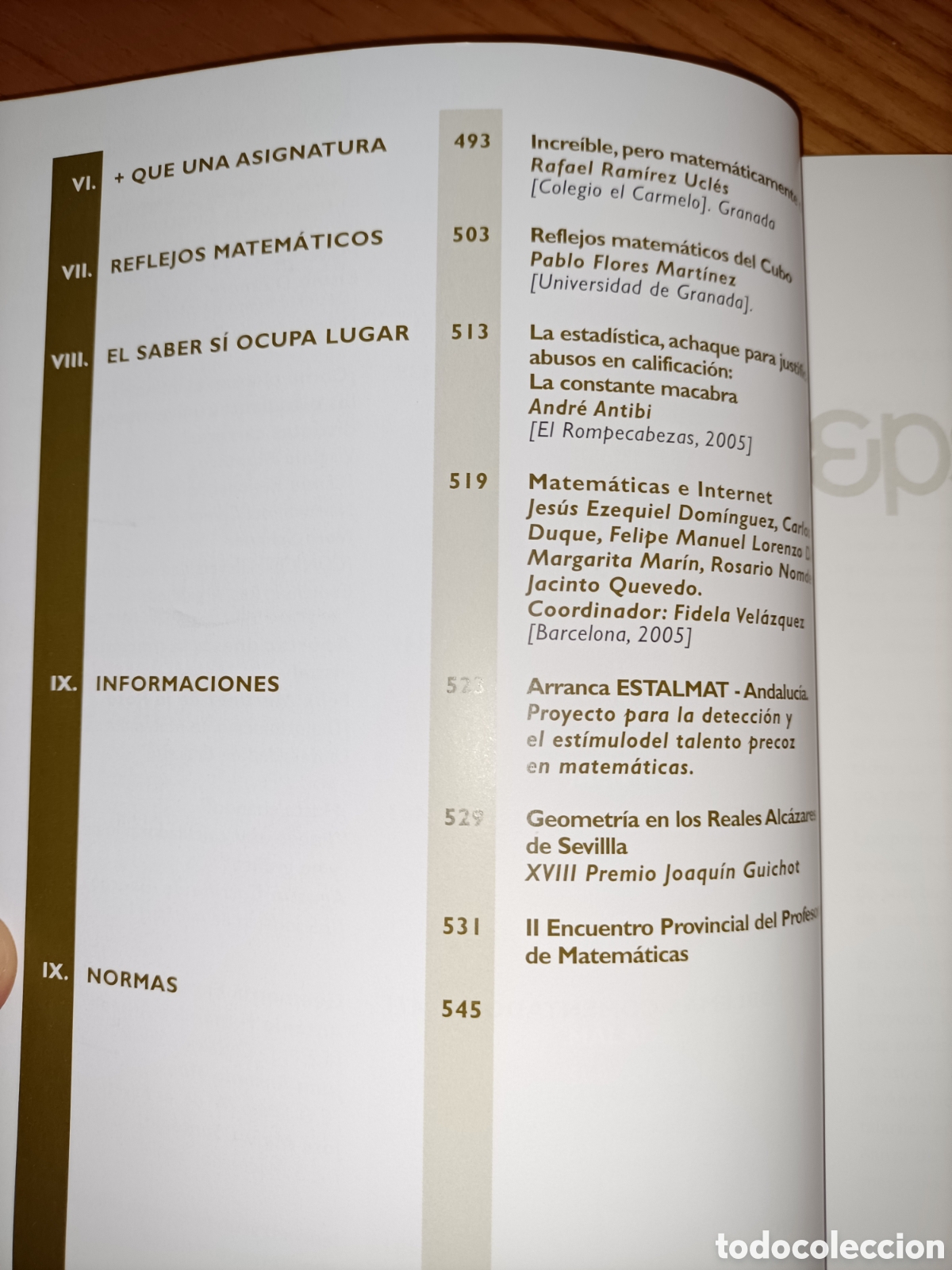 Libros de segunda mano de ciencias: Epsilon 58, 59 y 60. 2004. Revista de matem&aacute;ticas - Foto 6