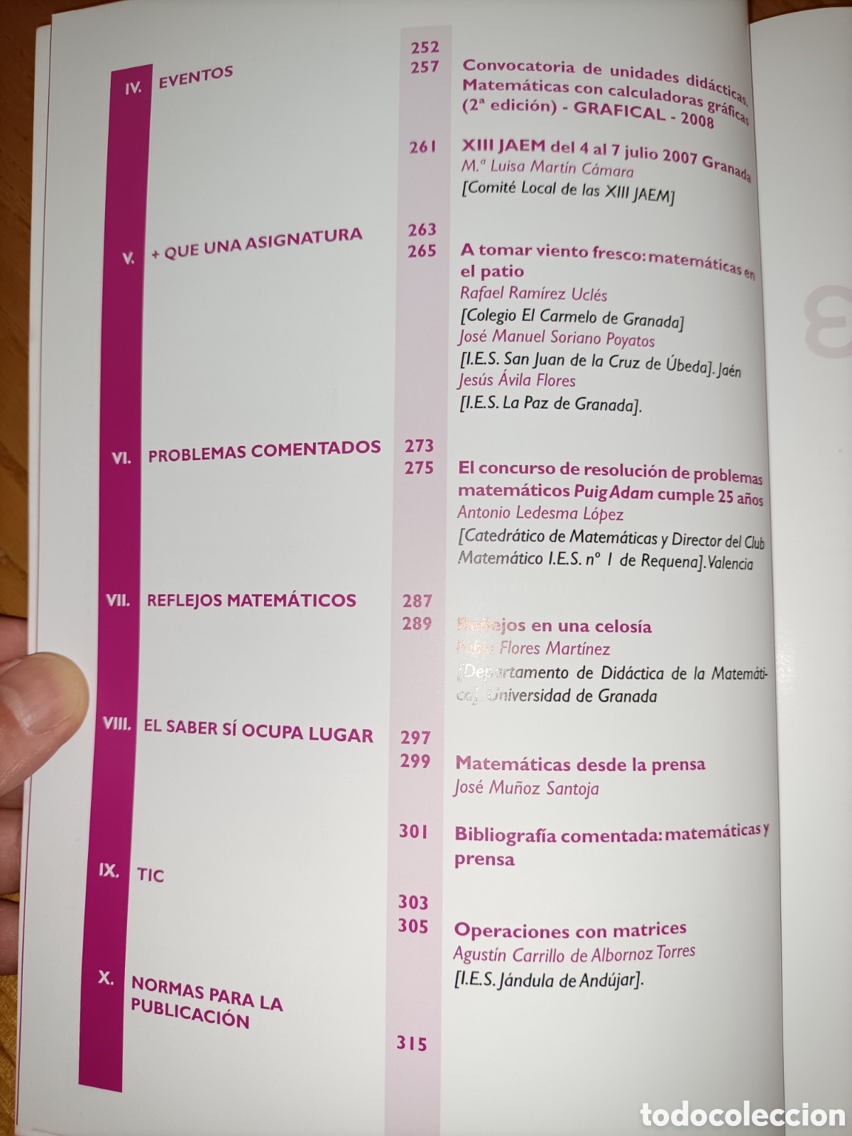 Libros de segunda mano de ciencias: Epsilon 64, 65 y 66. 2006. Revista de matem&aacute;ticas - Foto 5