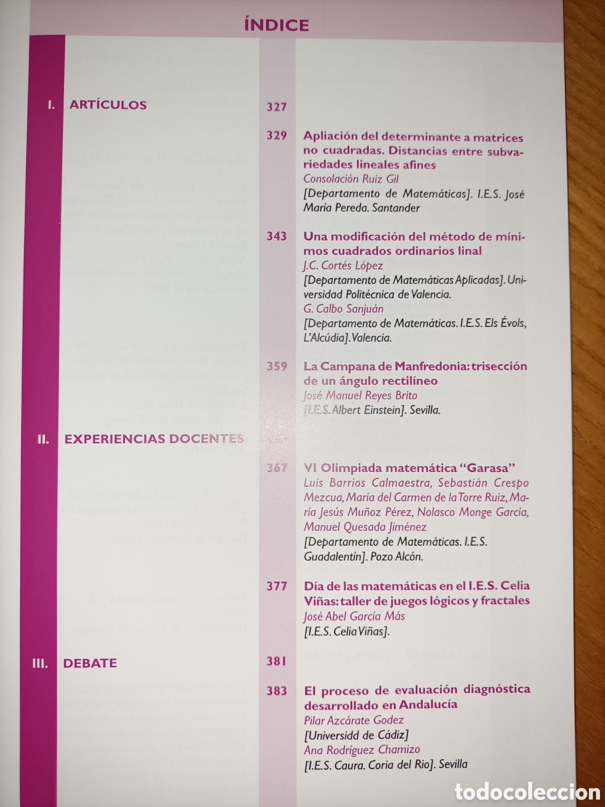 Libros de segunda mano de ciencias: Epsilon 64, 65 y 66. 2006. Revista de matem&aacute;ticas - Foto 6