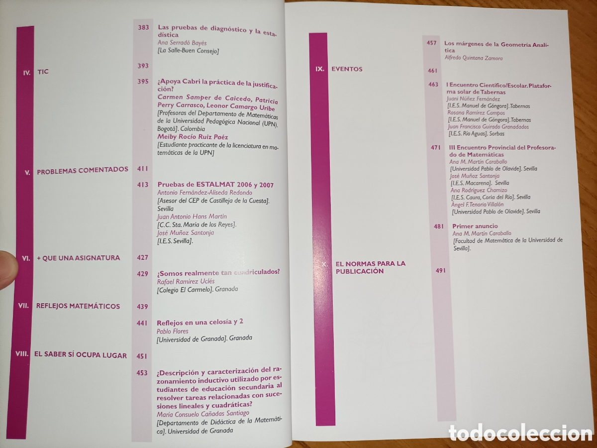 Libros de segunda mano de ciencias: Epsilon 64, 65 y 66. 2006. Revista de matem&aacute;ticas - Foto 7