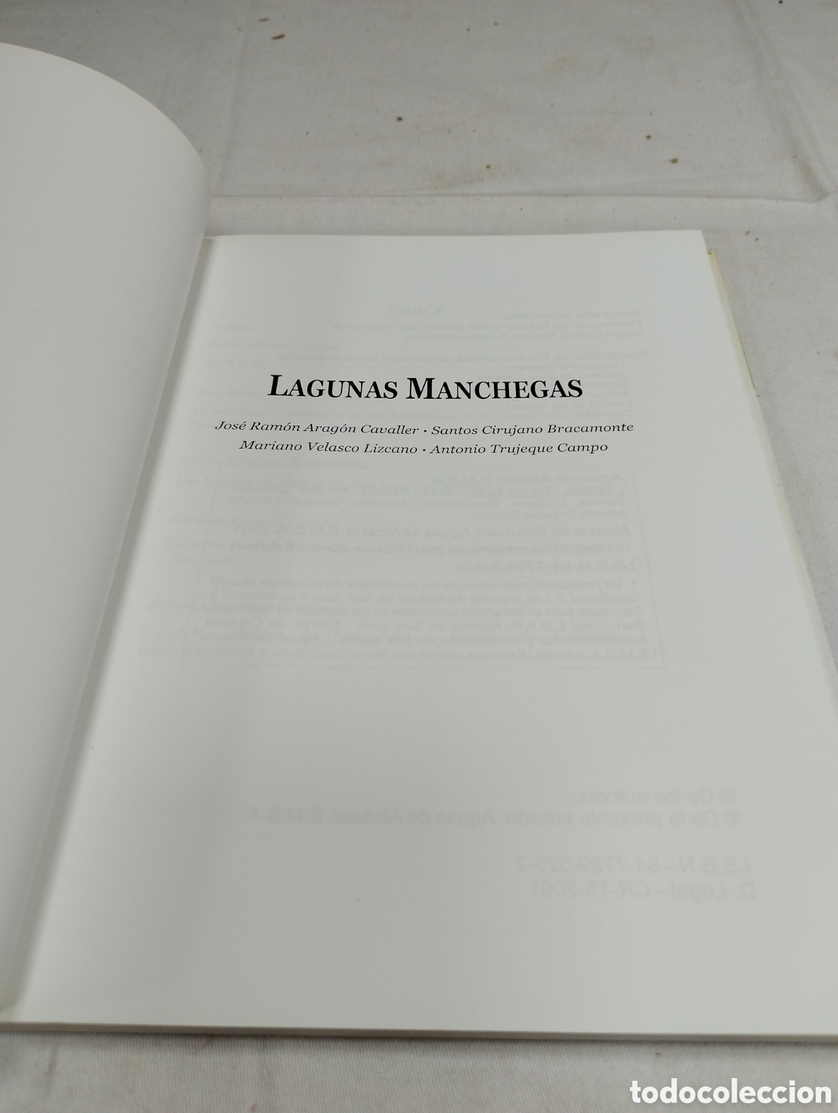 Libros de segunda mano: Lagunas manchegas. EMSA, 2001 KKB - Foto 3
