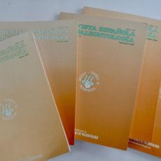 Libros de segunda mano: LOTE DE 5 NÚMEROS DE LA ”REVISTA ESPAÑOLA DE PALEONTOLOGÍA”. AÑOS 1997-2005. ILUSTRADAS. BUEN ESTADO