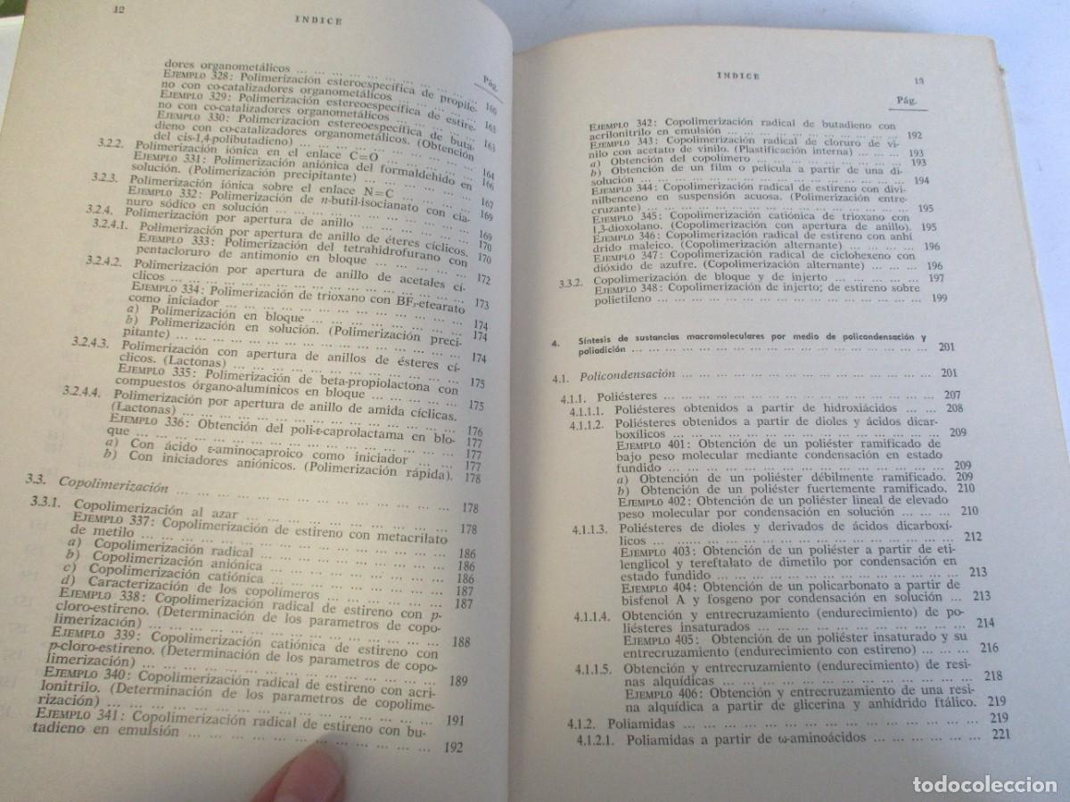 Libros de segunda mano de ciencias: BRAUN, CHERDRON , KERN Pr&aacute;cticas de qu&iacute;mica macromolecular W19595 - Foto 4