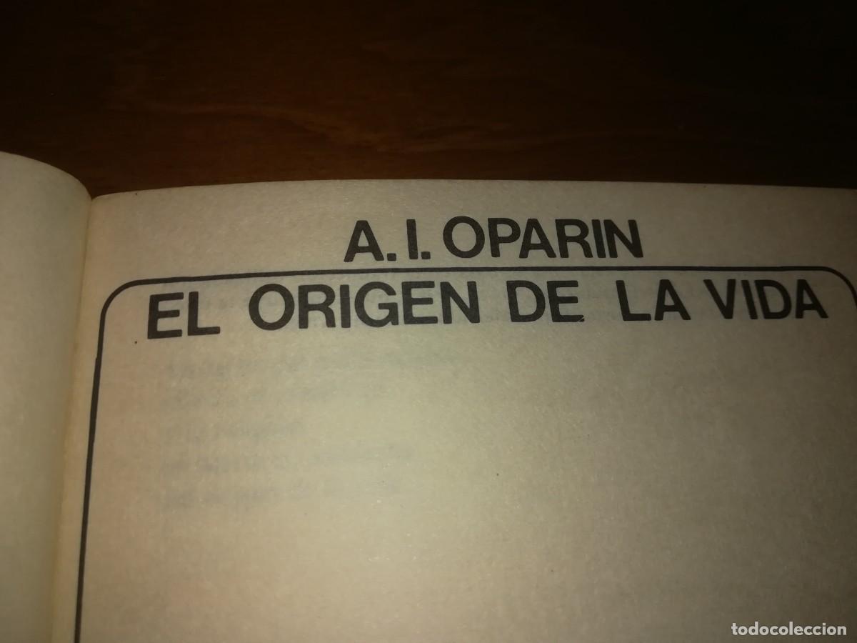 Libros de segunda mano: EL ORIGEN DE LA VIDA / A.I. OPARIN / CONS356 / AKAL - Foto 3