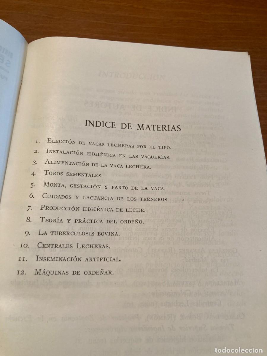 Libros de segunda mano: LA VACA, SERVCIO EXTENSION AGRARIA / CONS420 / 1958 - Foto 4