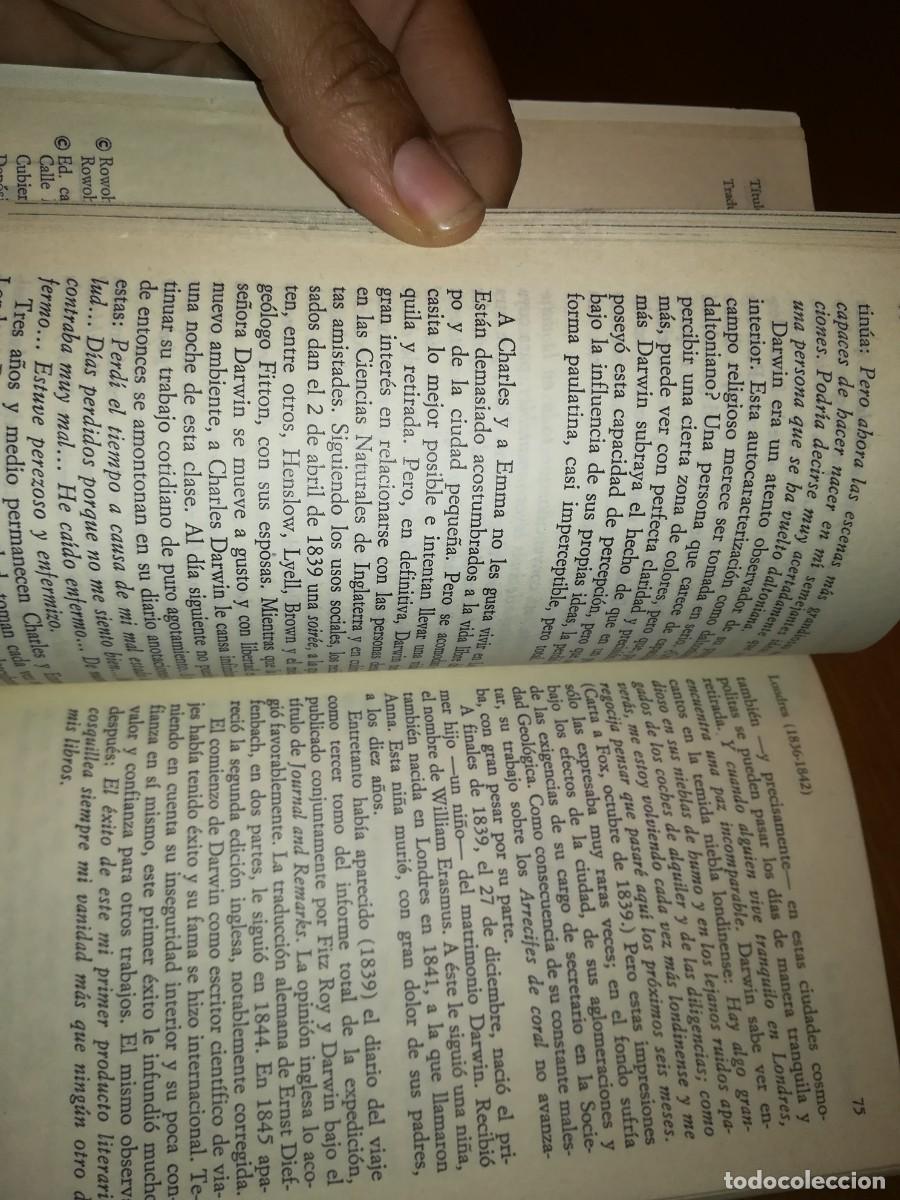 Libros de segunda mano: DARWIN / JOHANNES HEMLEBEN / CONS359 / ALIANZA - Foto 5