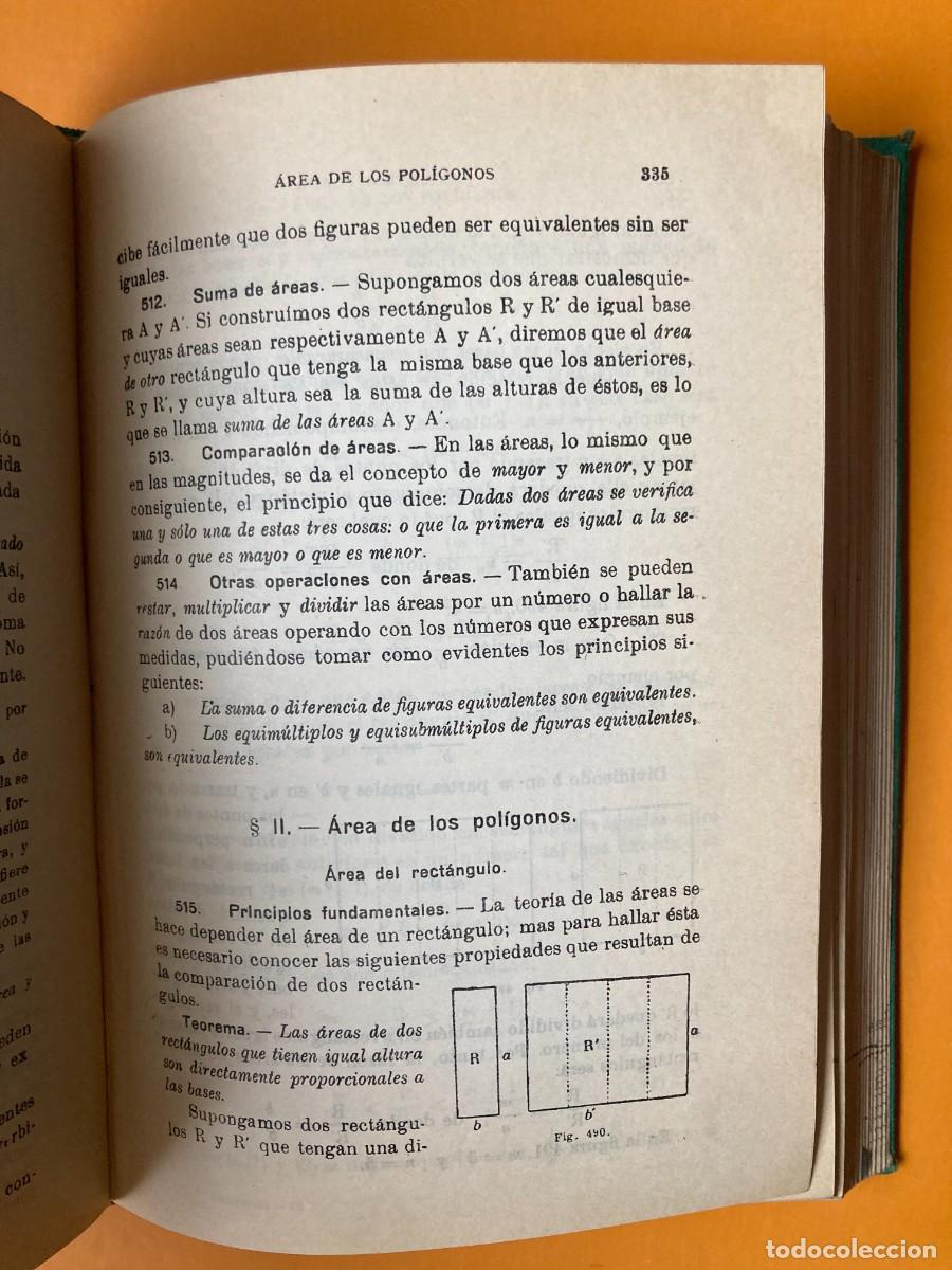 Libros de segunda mano de ciencias: Geometr&iacute;a CURSO SUPERIOR EDICIONES EDICIONES BRU&Ntilde;O 1960 CON EL ENUNCIADO DE 1.286 EJERCICIOS - Foto 6