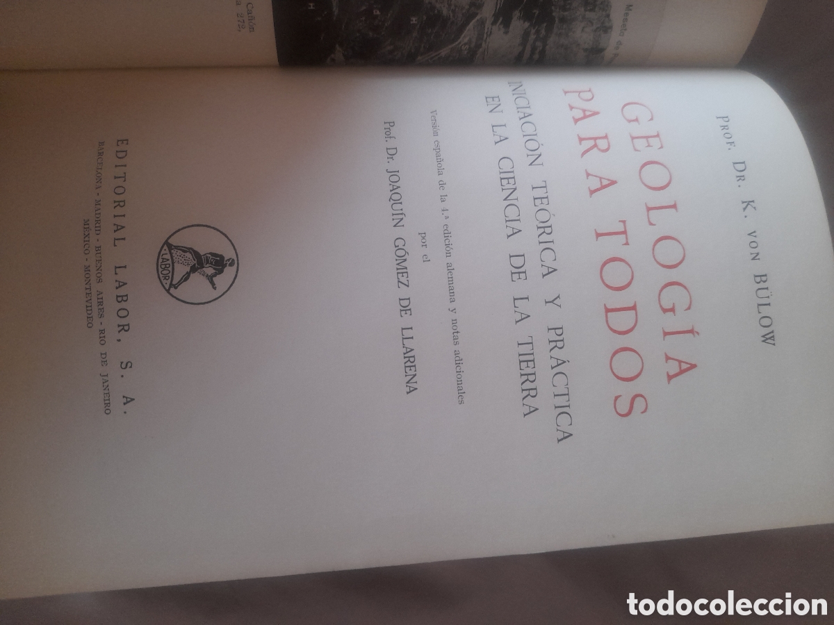 Libros de segunda mano: Libro, Geolog&iacute;a para Todos, Editorial Labor - Foto 3