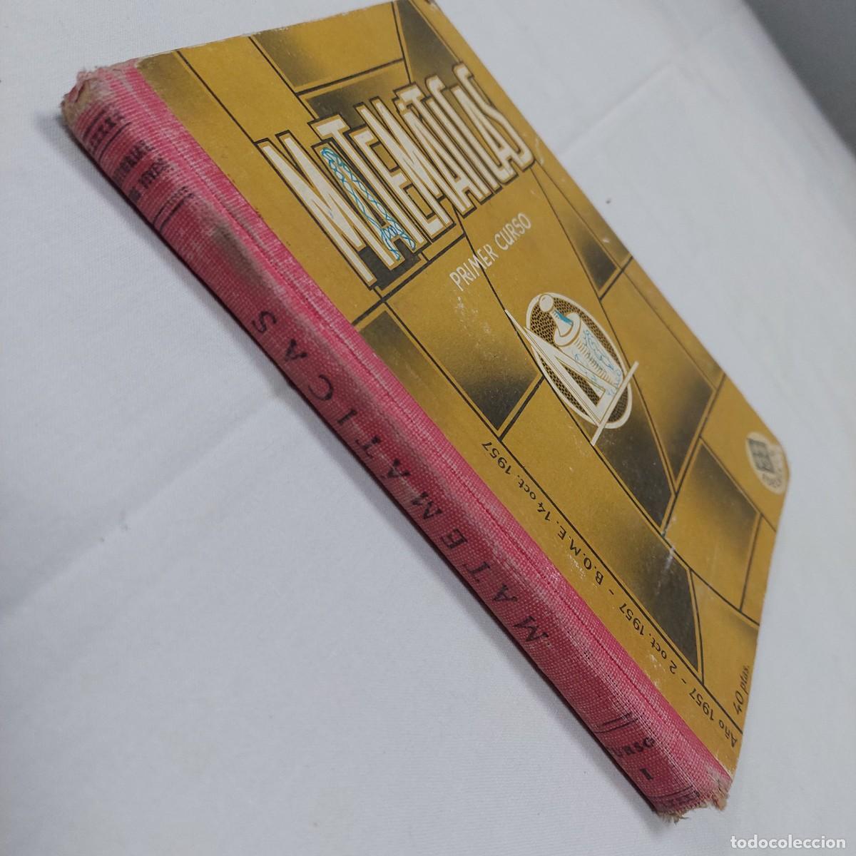 Libros de segunda mano de ciencias: Libro matem&aacute;ticas escuela Edelvives 1957 - Foto 2
