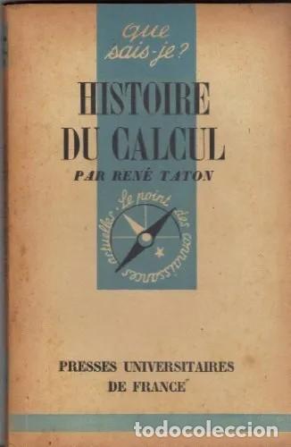 Libros de segunda mano de ciencias: Histoire du calcul - Ren&eacute; Taton - Foto 1