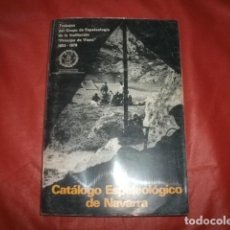 Libros de segunda mano: CATÁLOGO ESPELEOLÓGICO DE NAVARRA (1953-1979) - ISAAC SANTIESTEBAN