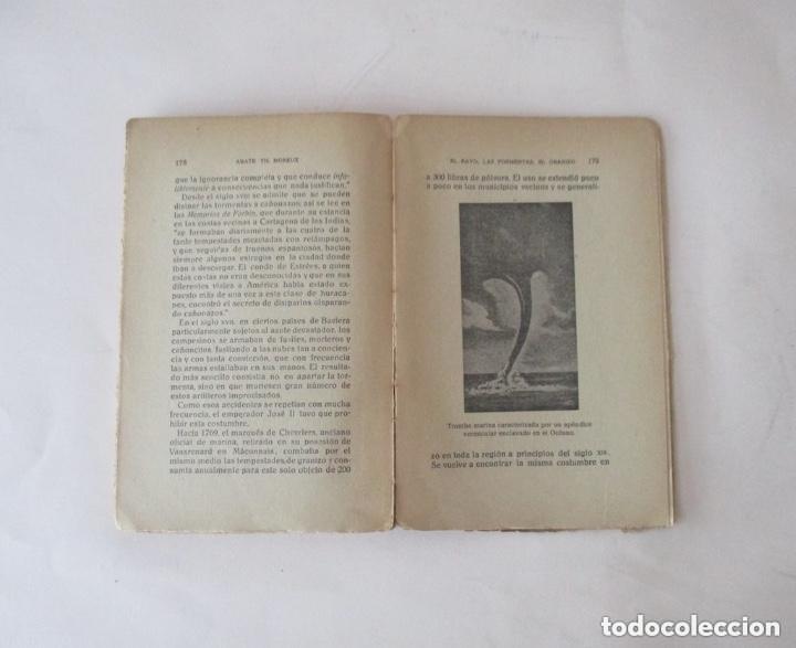 Libros de segunda mano de ciencias: EL RAYO, LAS TORMENTAS, EL GRANIZO - ABATE MOREUX - Foto 4