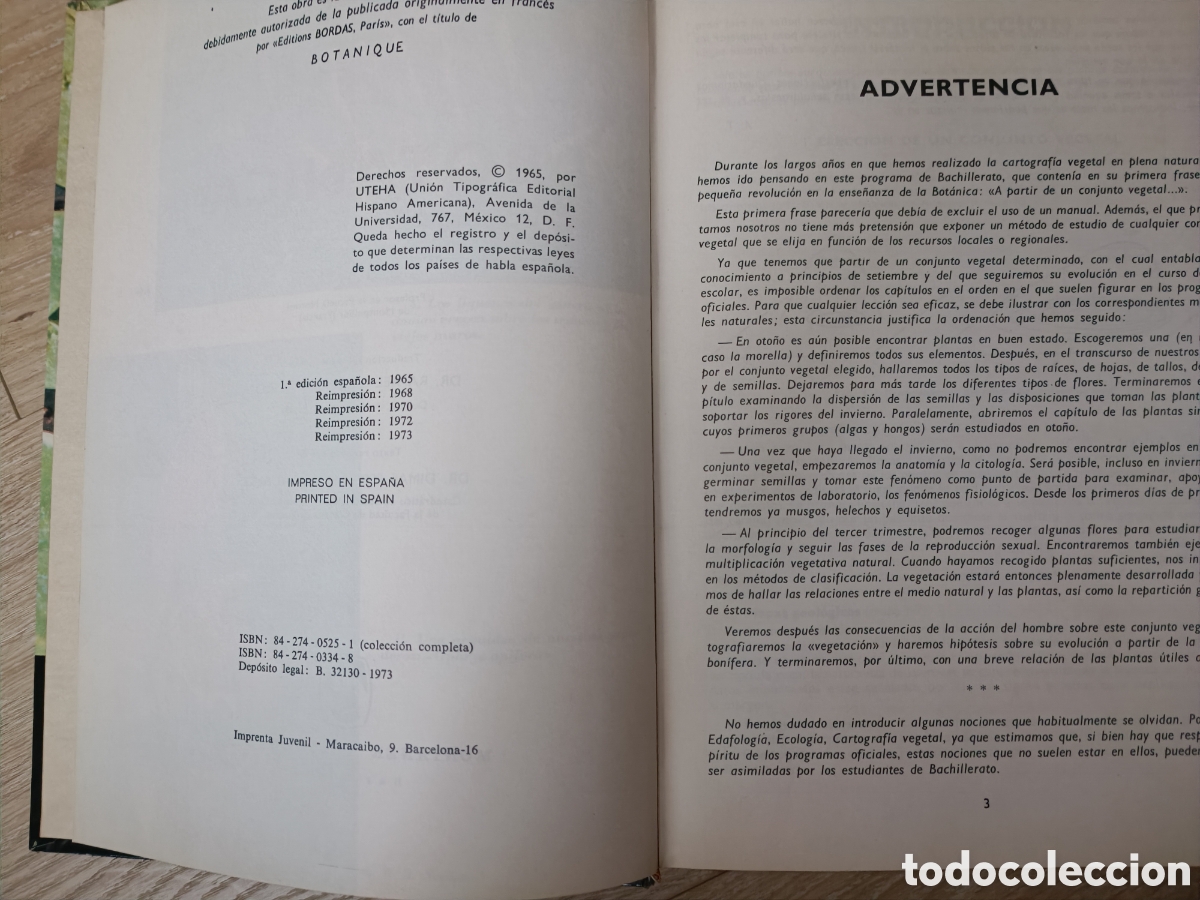 Libros de segunda mano: BOT&Aacute;NICA - ANDR&Eacute; TH&Eacute;RON - Foto 3