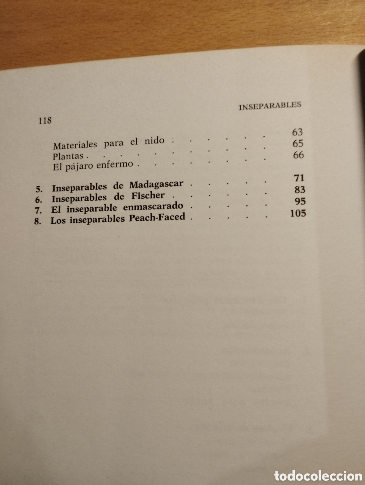 Libros de segunda mano: AGAPORNIS. LOS INSEPARABLES (DR. MATTHEW M. VRIENDS) - Foto 4