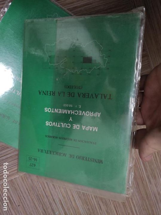 Second hand books: EVALUACION DE RECURSOS AGRARIOS MAPA DE CULTIVOS Y APROVECHAMIENTOS TALAVERA DE LA REINA (TOLEDO) -