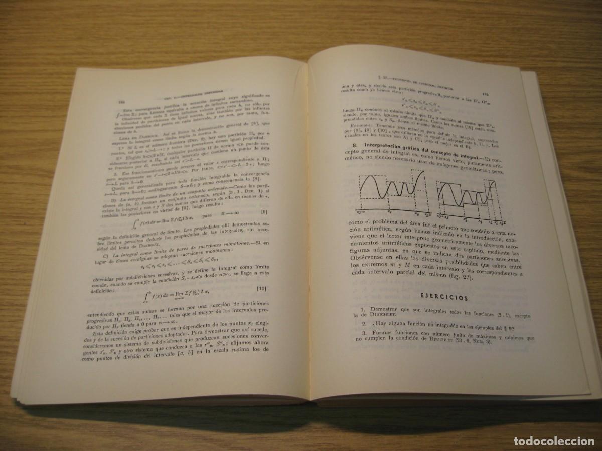 Libros de segunda mano de ciencias: ELEMENTOS DE LA TEORIA DE FUNCIONES. J.REY PASTOR. 1961. - Foto 18
