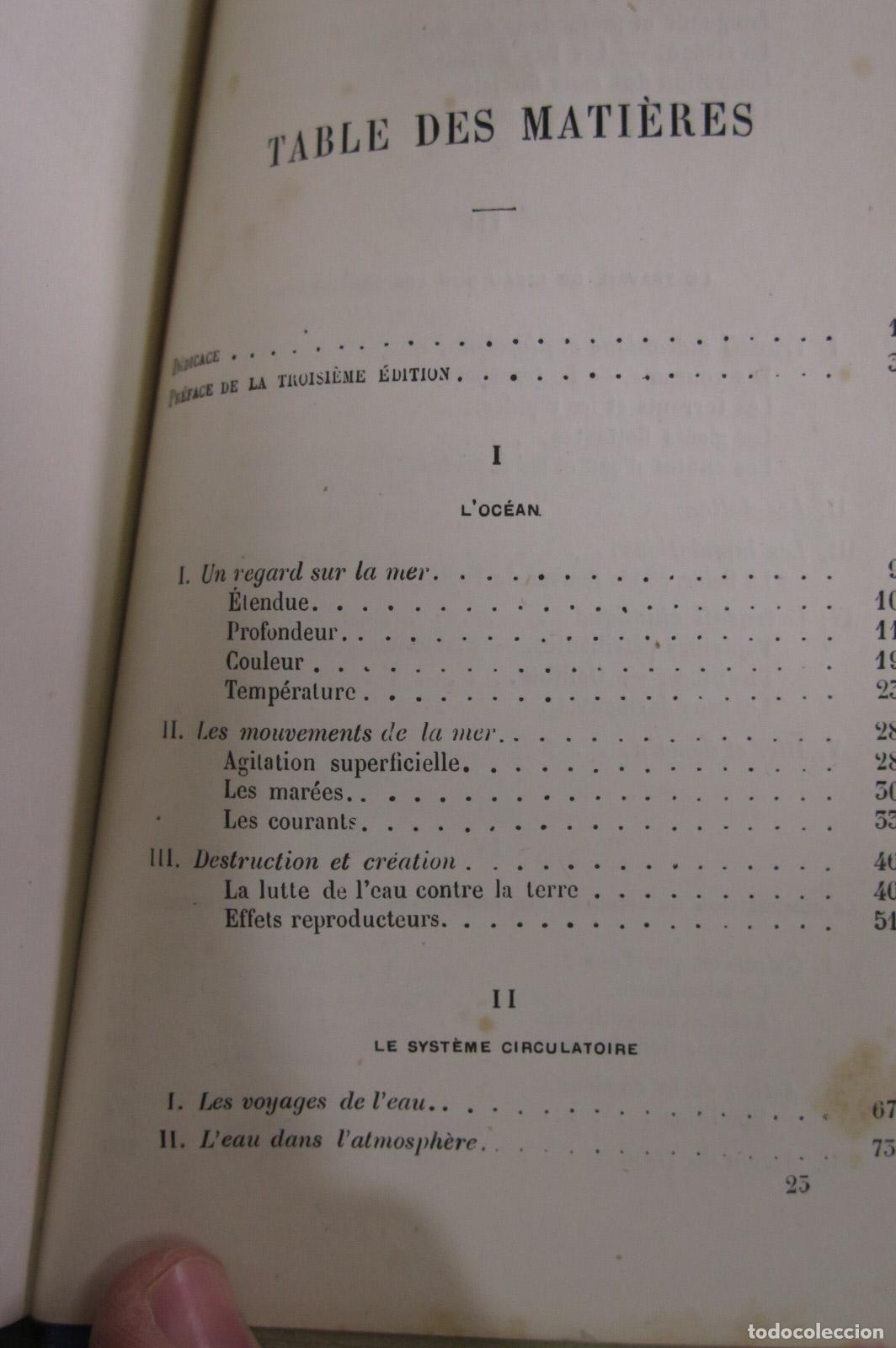 Libros de segunda mano: L&acute;EAU. TISSANDIER. 1873 - Foto 2